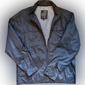RVCA Men’s black size Large runner lightweight training jacket